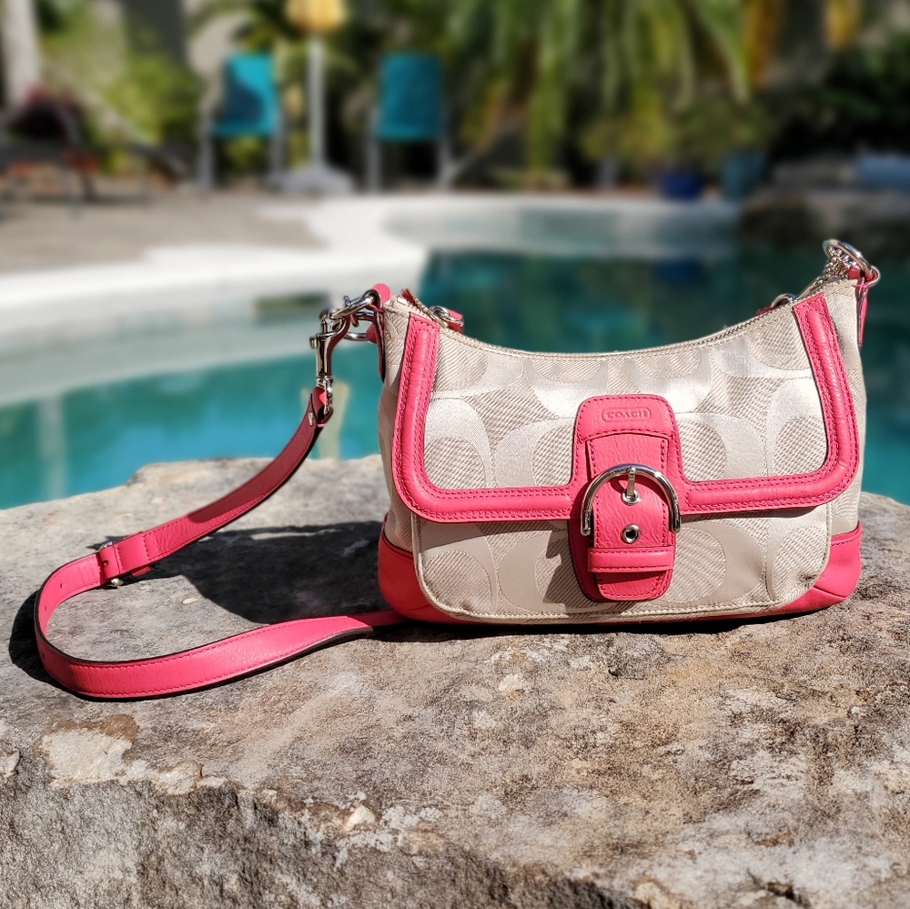 Coach Pomegranate Crossbody Convertible Purse